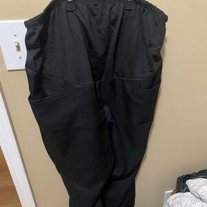 Black maternity dress pants